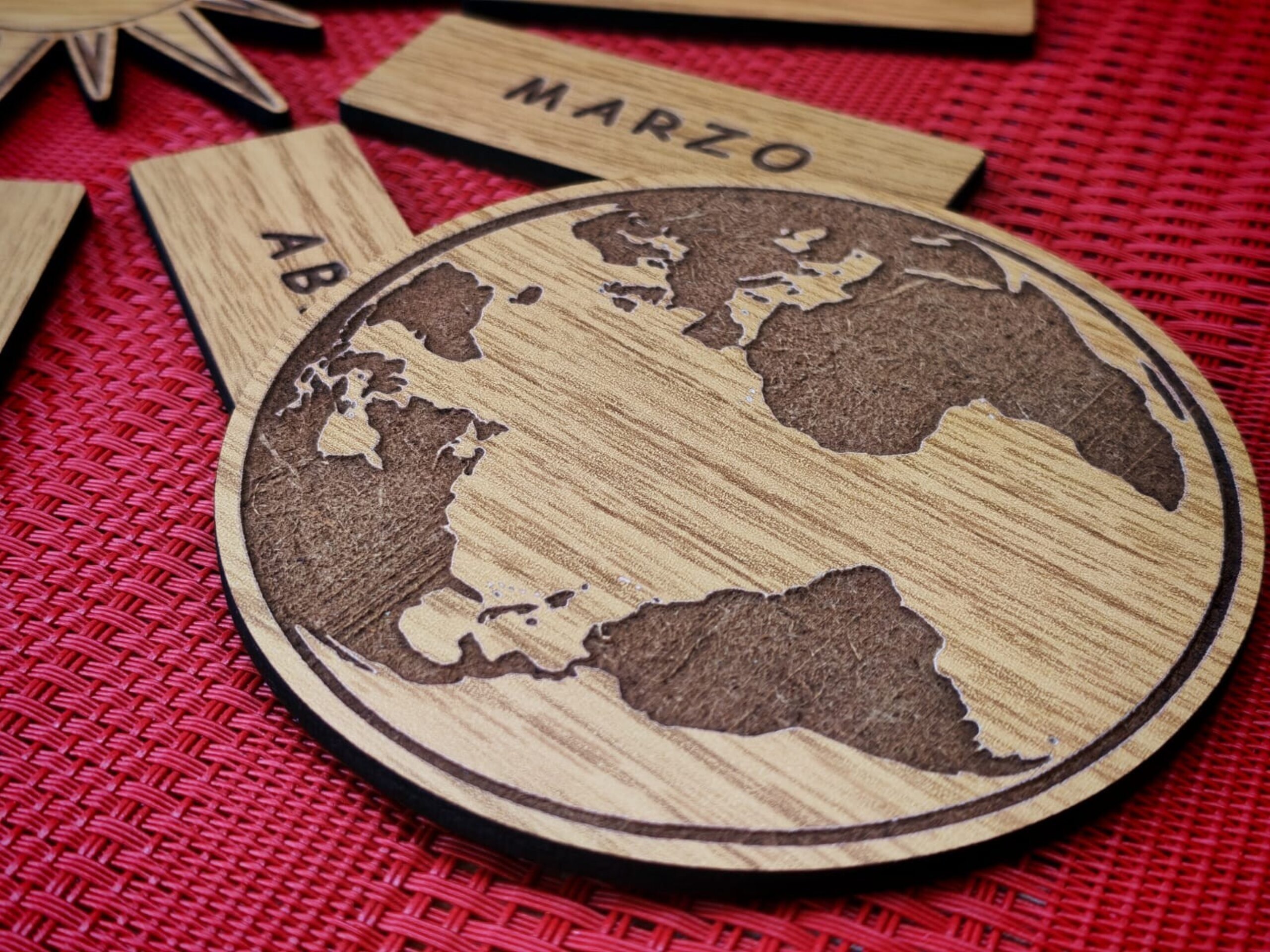 Calendario de Cumpleaños Montessori en madera – Vueltas al Sol - 7