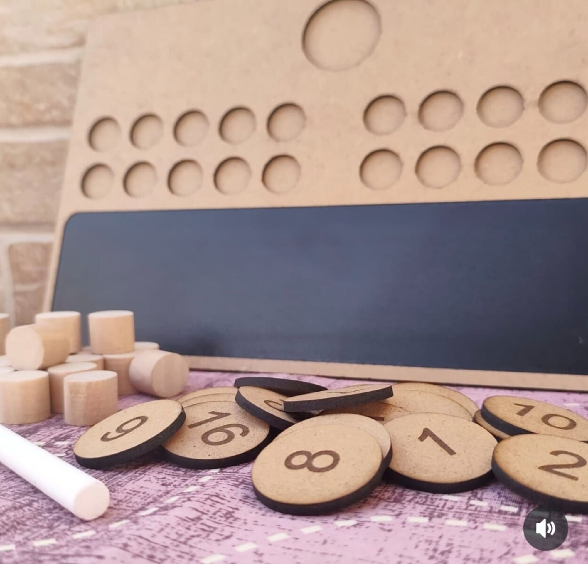 Tabla de operaciones Montessori en madera - 2